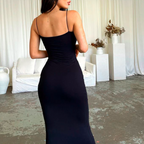 Women's Backless Sleeveless Slim Dress for Festivals