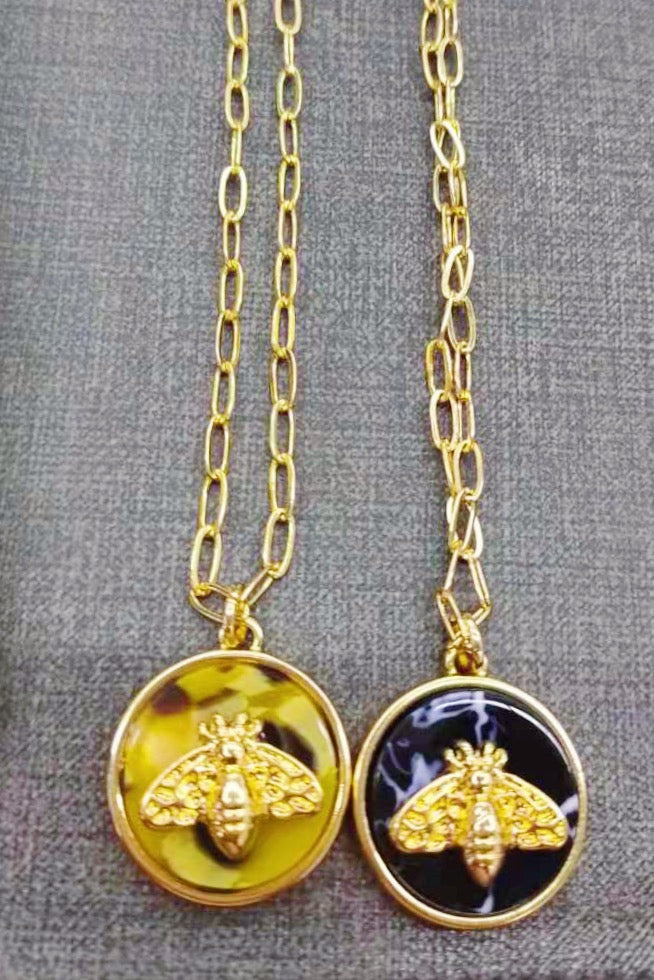 Bee On The Jewel Necklace
