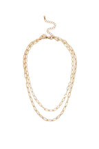 Double The Gold Chain Link Necklace